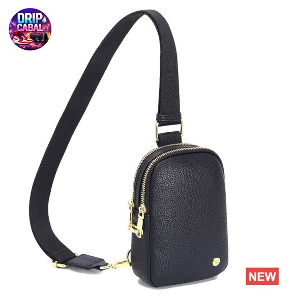 Small Anti Theft Crossbody Bag with RFID Blocking, Faux Leather display picture 3